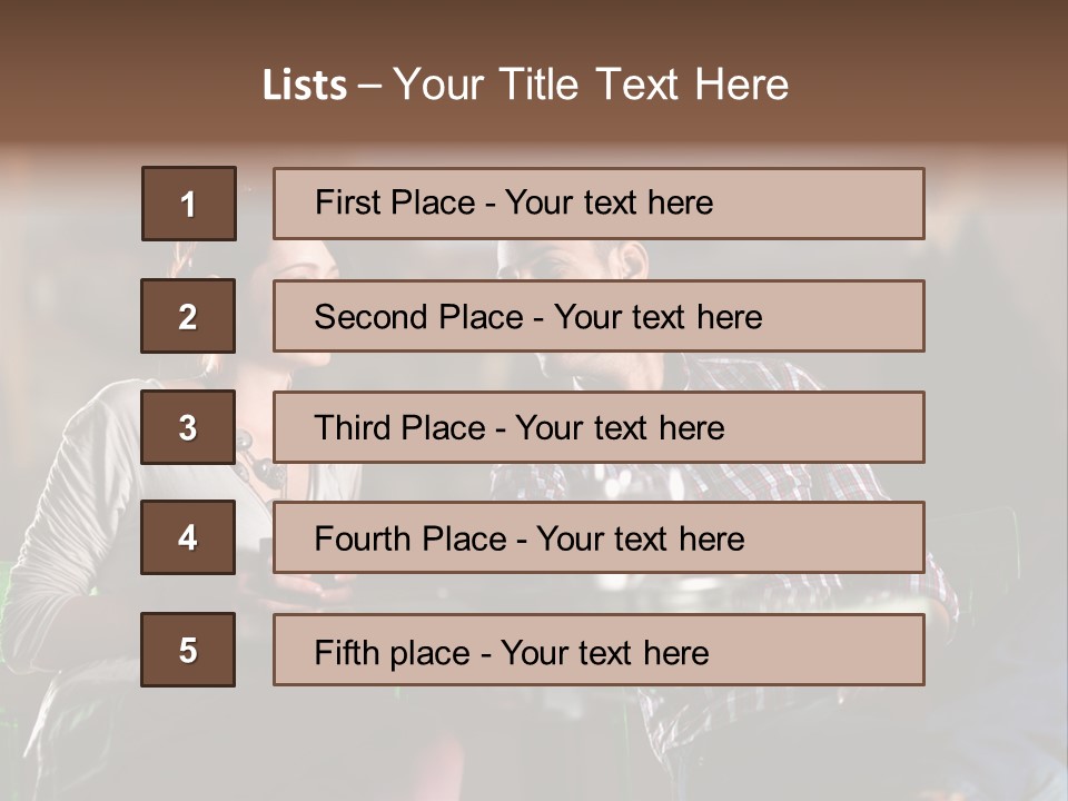 Sweethearts Table Beautiful PowerPoint Template