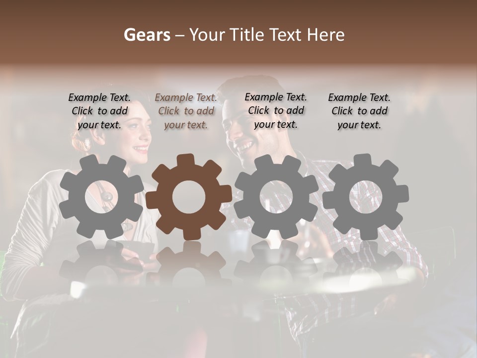 Sweethearts Table Beautiful PowerPoint Template