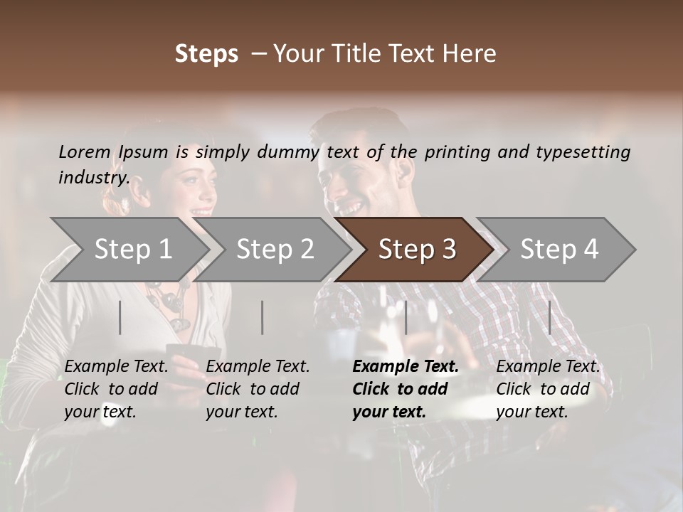 Sweethearts Table Beautiful PowerPoint Template