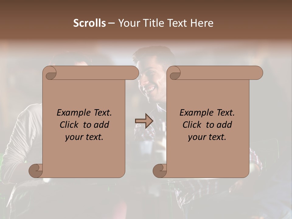 Sweethearts Table Beautiful PowerPoint Template