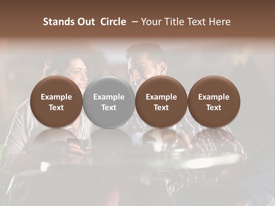 Sweethearts Table Beautiful PowerPoint Template