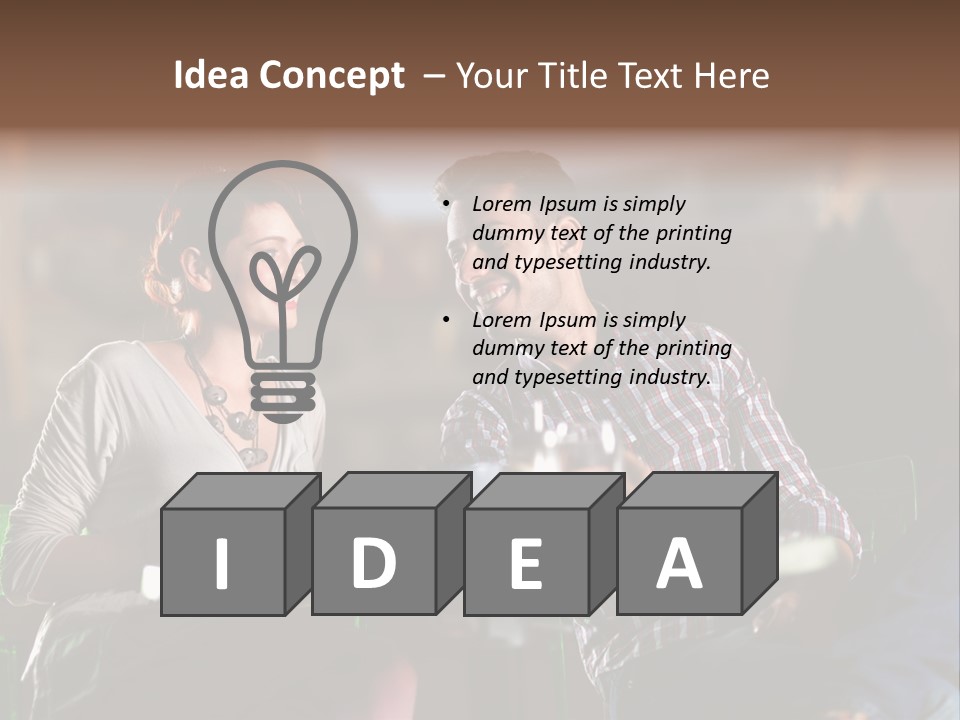 Sweethearts Table Beautiful PowerPoint Template