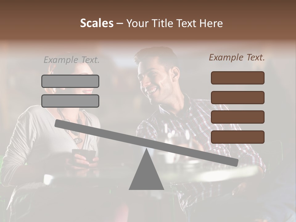 Sweethearts Table Beautiful PowerPoint Template