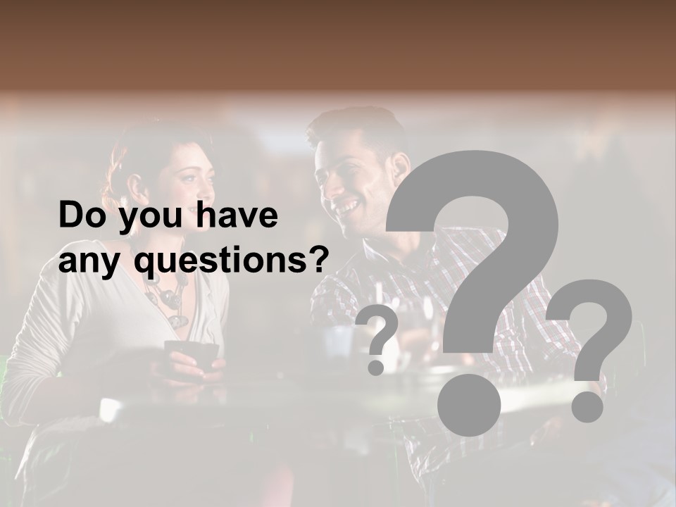 Sweethearts Table Beautiful PowerPoint Template