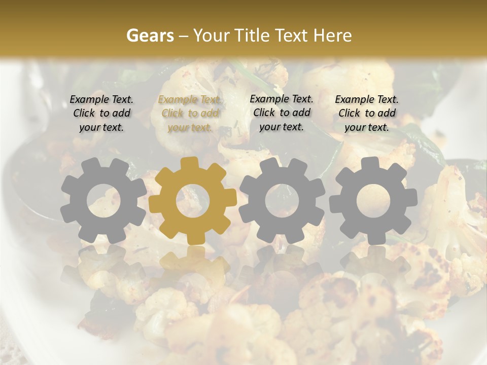 Dish Vegan Vegetarian PowerPoint Template