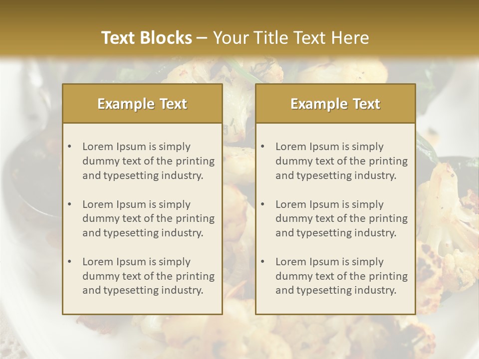 Dish Vegan Vegetarian PowerPoint Template