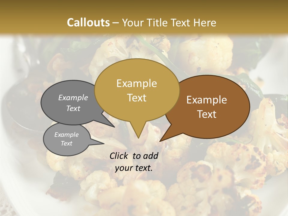 Dish Vegan Vegetarian PowerPoint Template