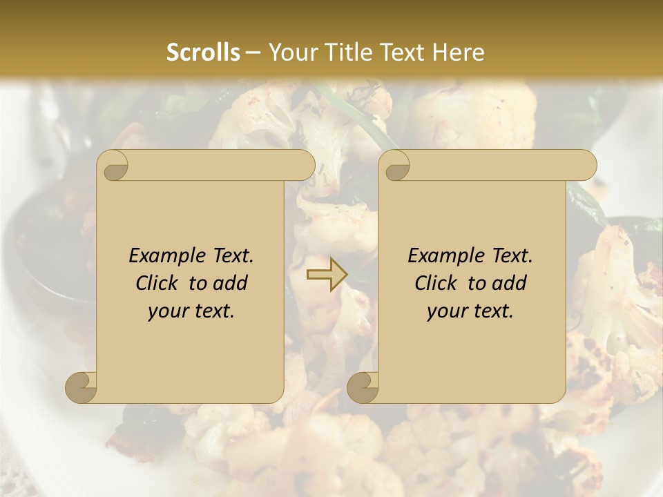Dish Vegan Vegetarian PowerPoint Template