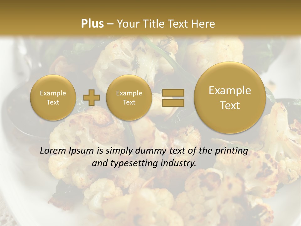 Dish Vegan Vegetarian PowerPoint Template