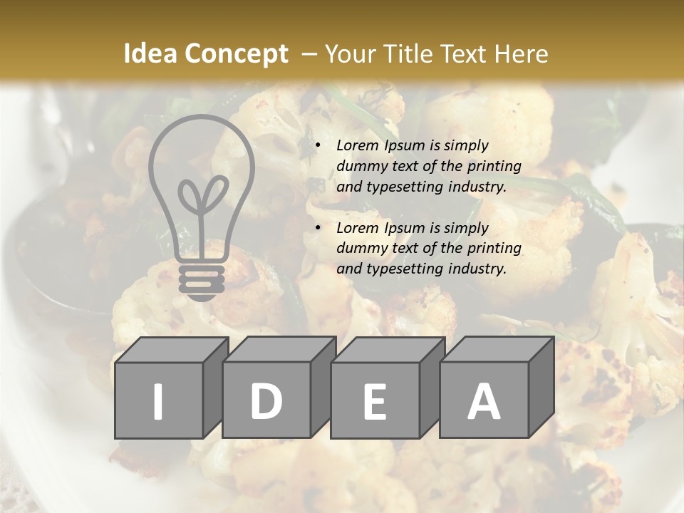 Dish Vegan Vegetarian PowerPoint Template