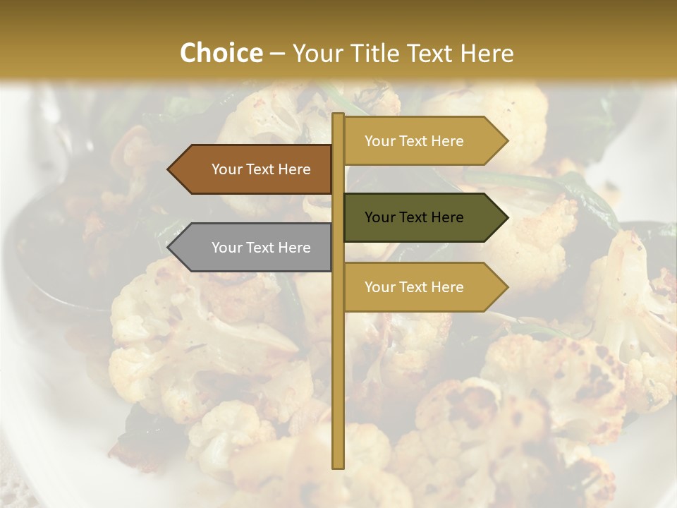 Dish Vegan Vegetarian PowerPoint Template