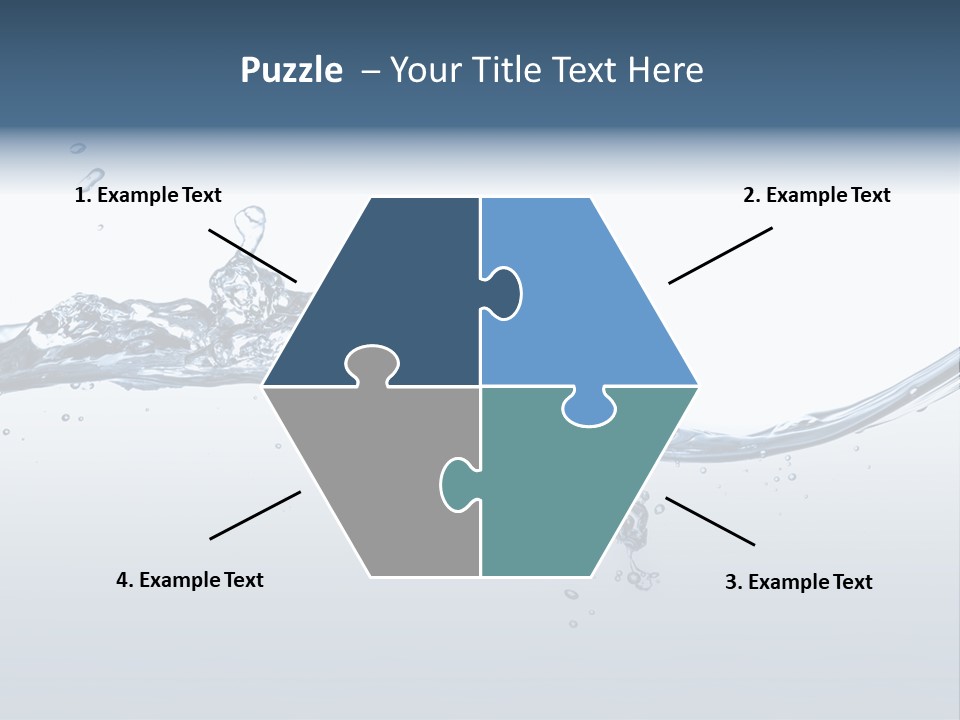 Closeup Clear Liquid PowerPoint Template