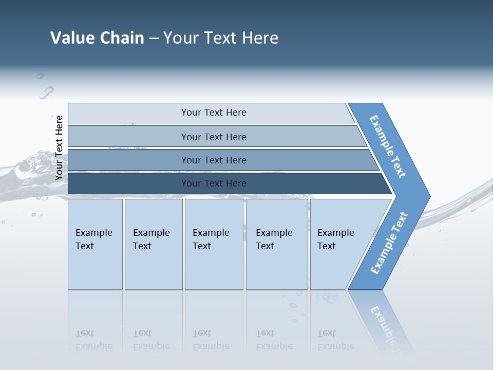 Closeup Clear Liquid PowerPoint Template