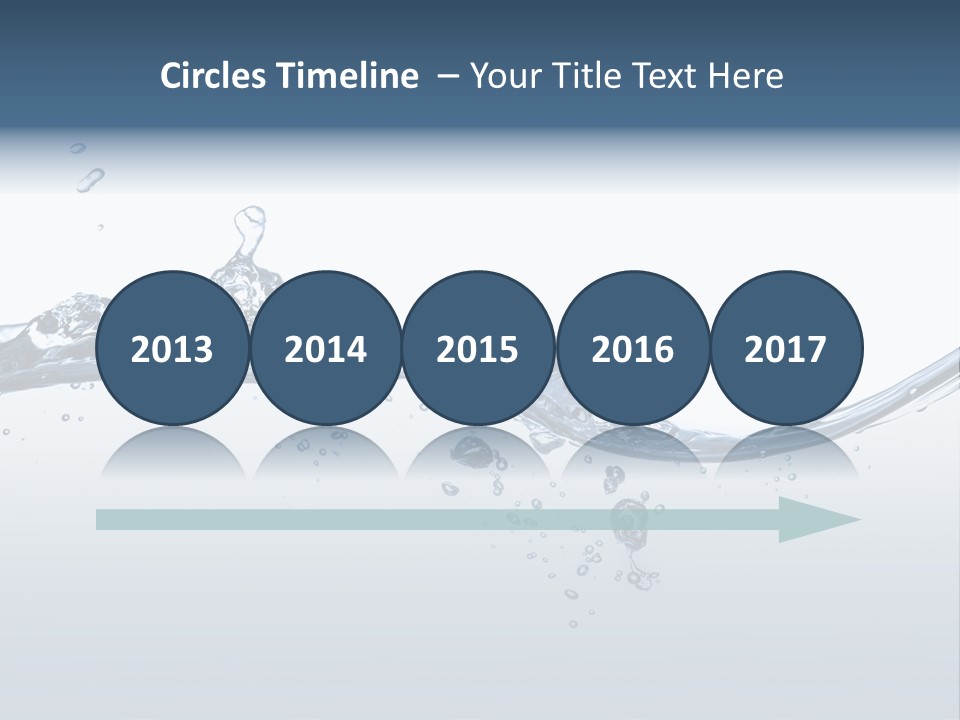 Closeup Clear Liquid PowerPoint Template
