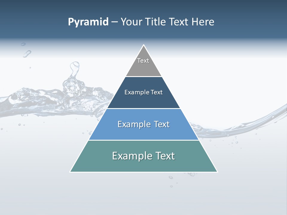 Closeup Clear Liquid PowerPoint Template