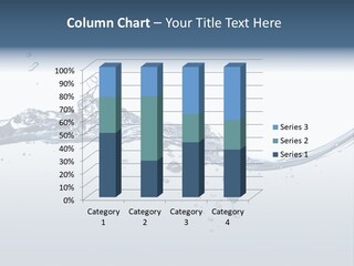 Closeup Clear Liquid PowerPoint Template