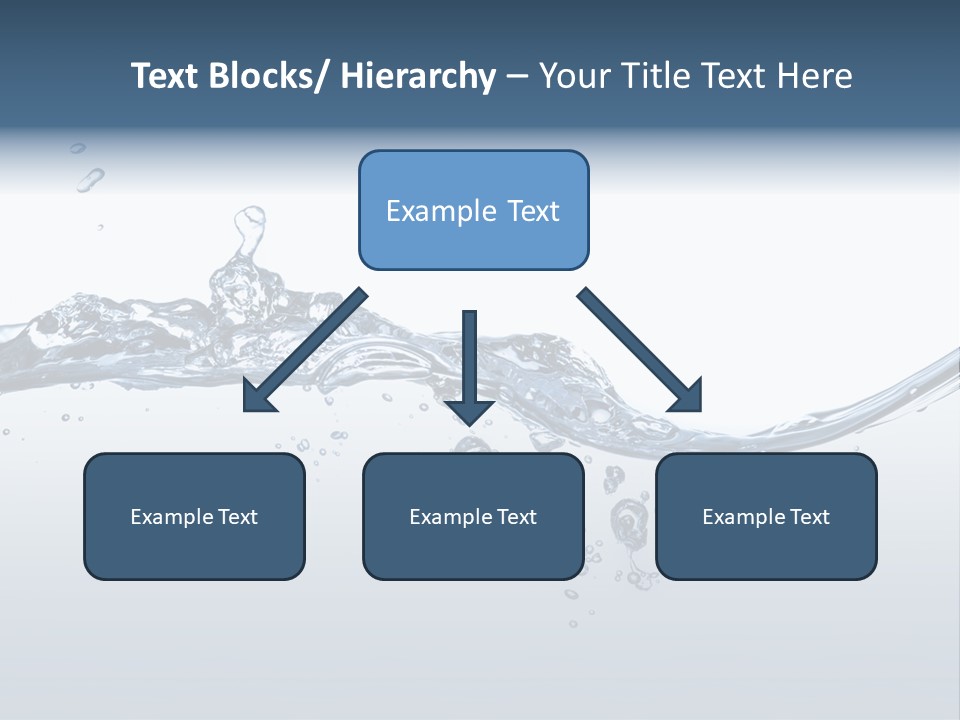 Closeup Clear Liquid PowerPoint Template