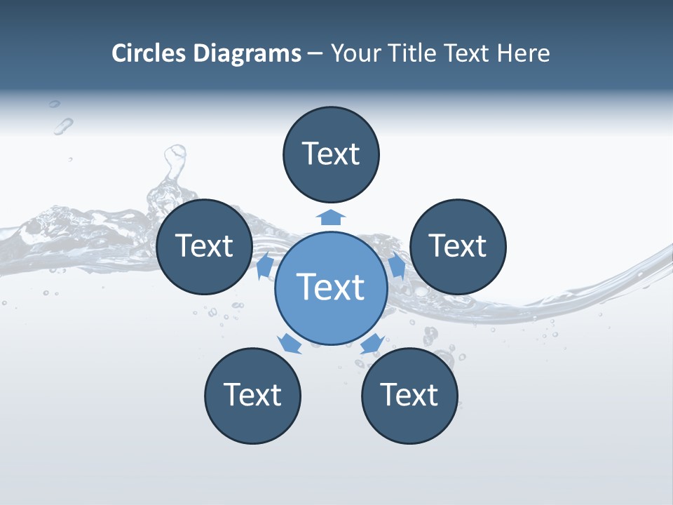 Closeup Clear Liquid PowerPoint Template