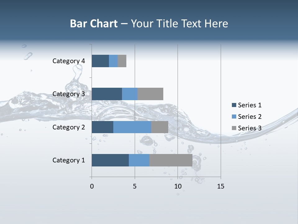 Closeup Clear Liquid PowerPoint Template