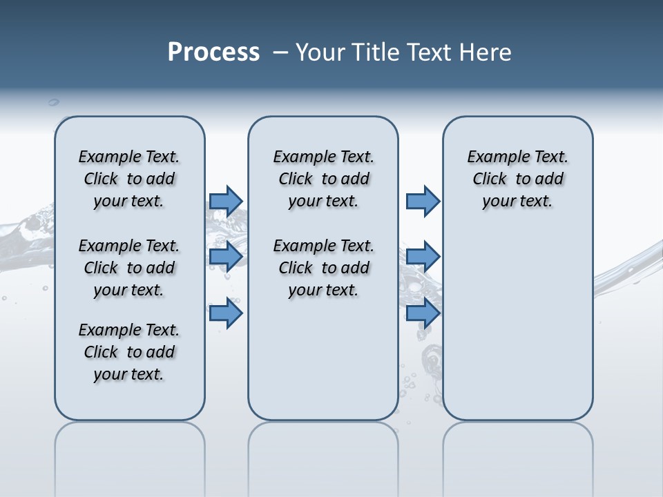 Closeup Clear Liquid PowerPoint Template