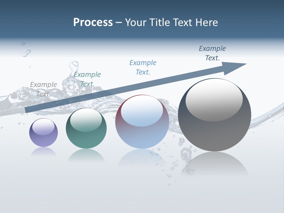 Closeup Clear Liquid PowerPoint Template