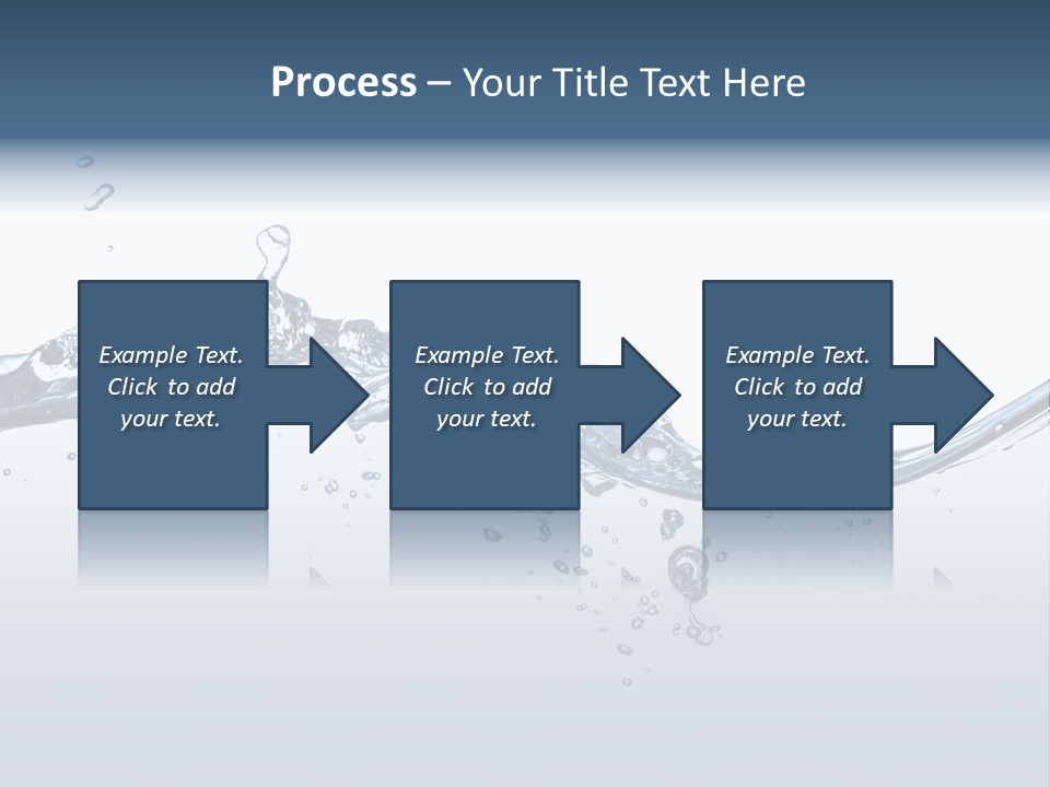 Closeup Clear Liquid PowerPoint Template