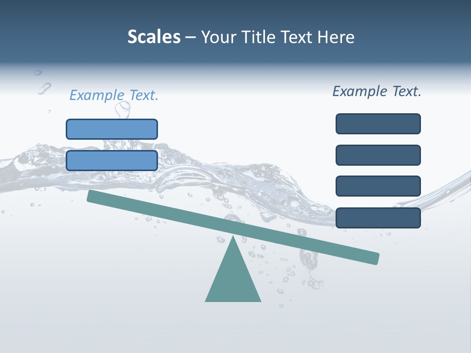 Closeup Clear Liquid PowerPoint Template
