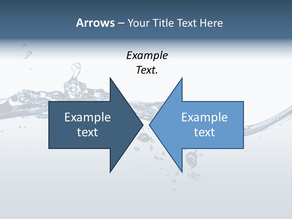 Closeup Clear Liquid PowerPoint Template