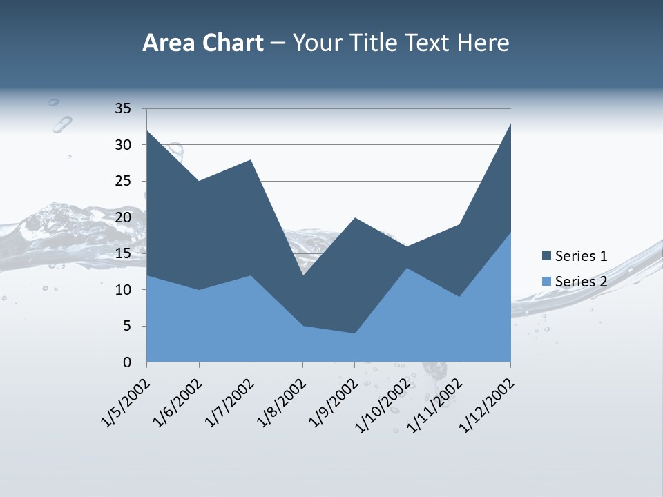 Closeup Clear Liquid PowerPoint Template