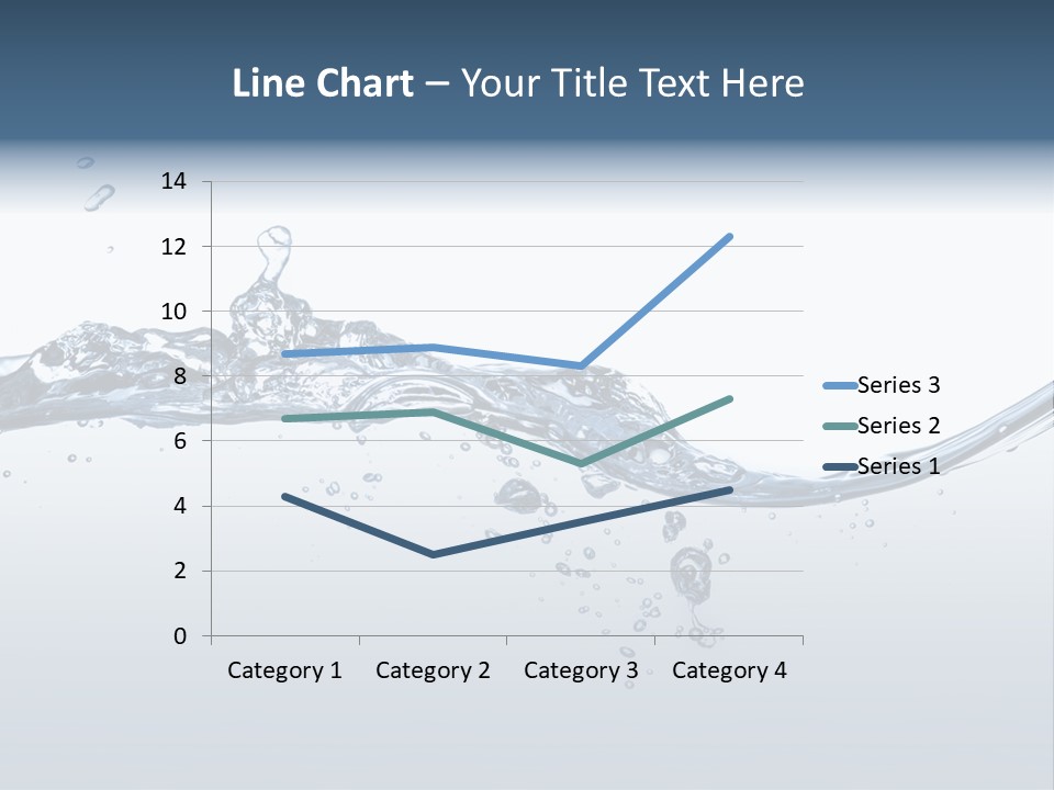 Closeup Clear Liquid PowerPoint Template