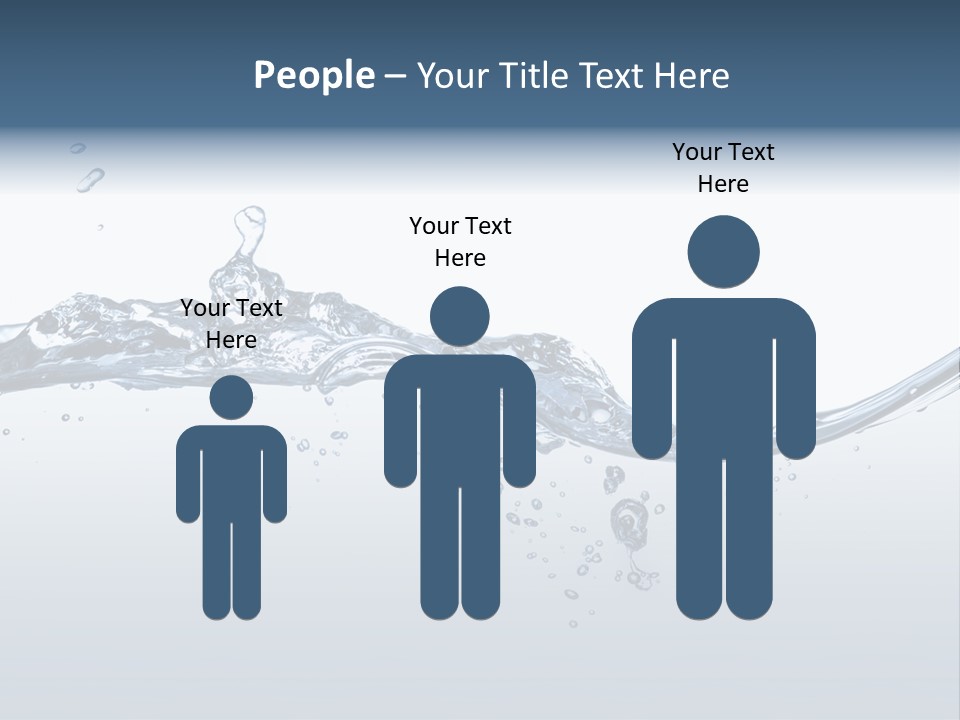 Closeup Clear Liquid PowerPoint Template