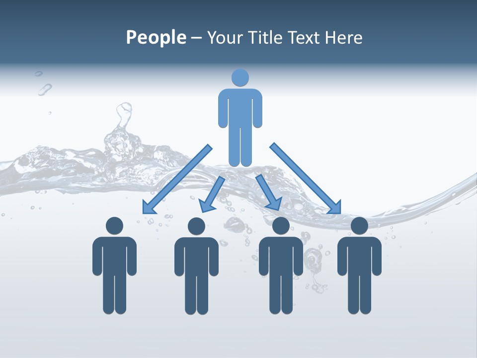 Closeup Clear Liquid PowerPoint Template