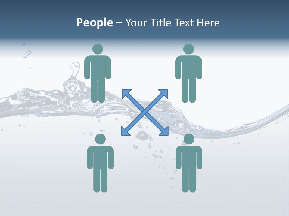 Closeup Clear Liquid PowerPoint Template