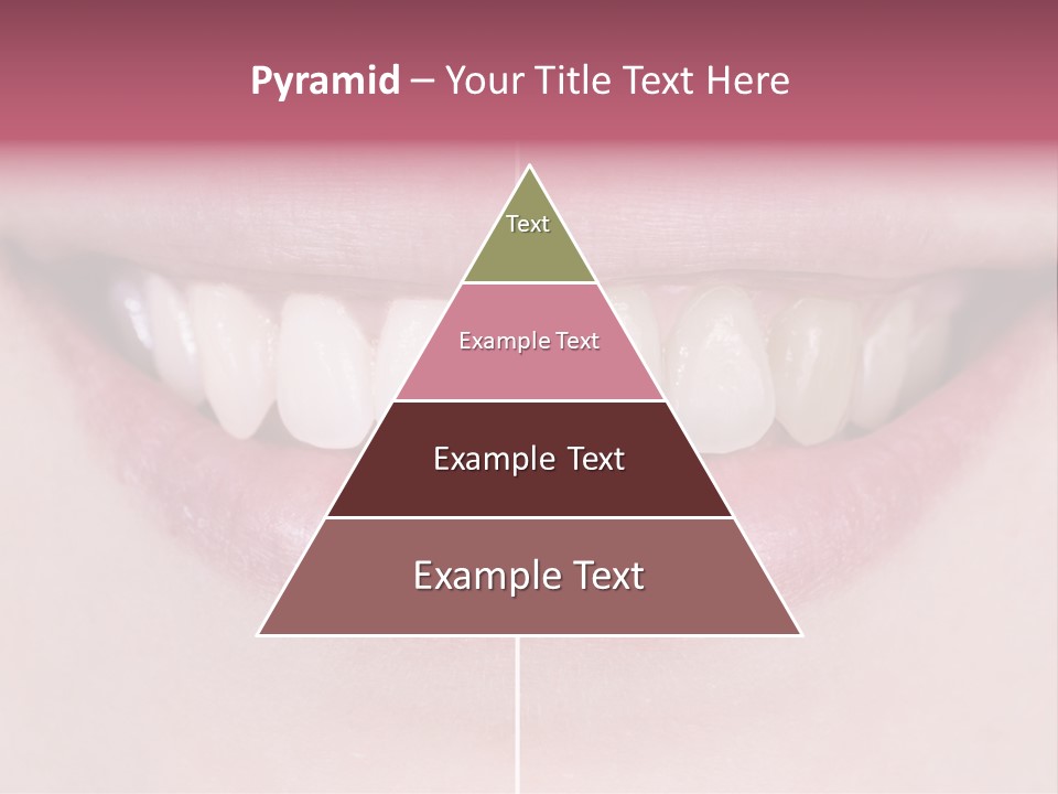 A Woman's Smile Before And After Dental Treatment PowerPoint Template