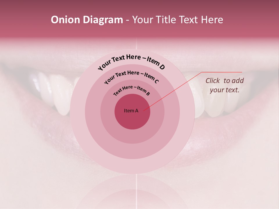 A Woman's Smile Before And After Dental Treatment PowerPoint Template