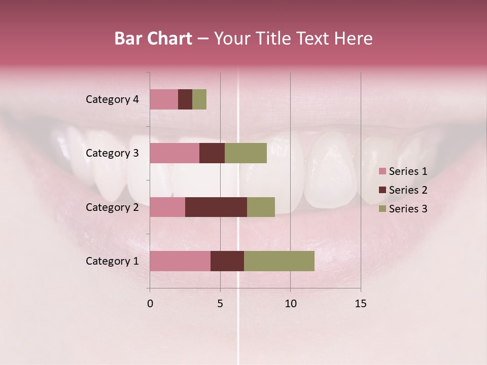 A Woman's Smile Before And After Dental Treatment PowerPoint Template