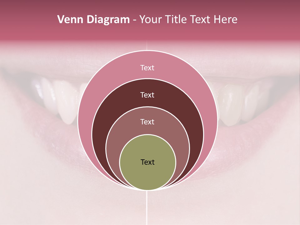 A Woman's Smile Before And After Dental Treatment PowerPoint Template