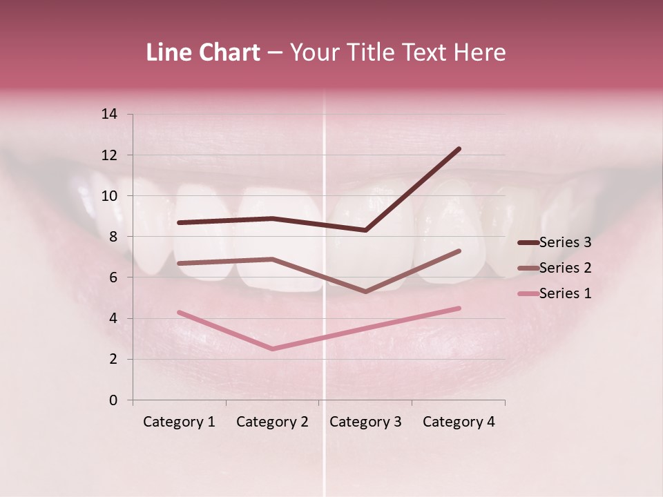 A Woman's Smile Before And After Dental Treatment PowerPoint Template
