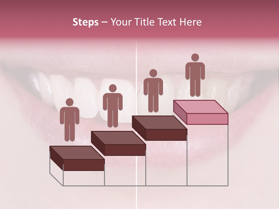 A Woman's Smile Before And After Dental Treatment PowerPoint Template