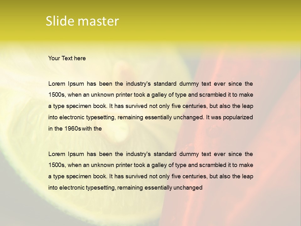 Seed Branch Green PowerPoint Template