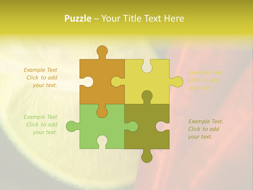 Seed Branch Green PowerPoint Template