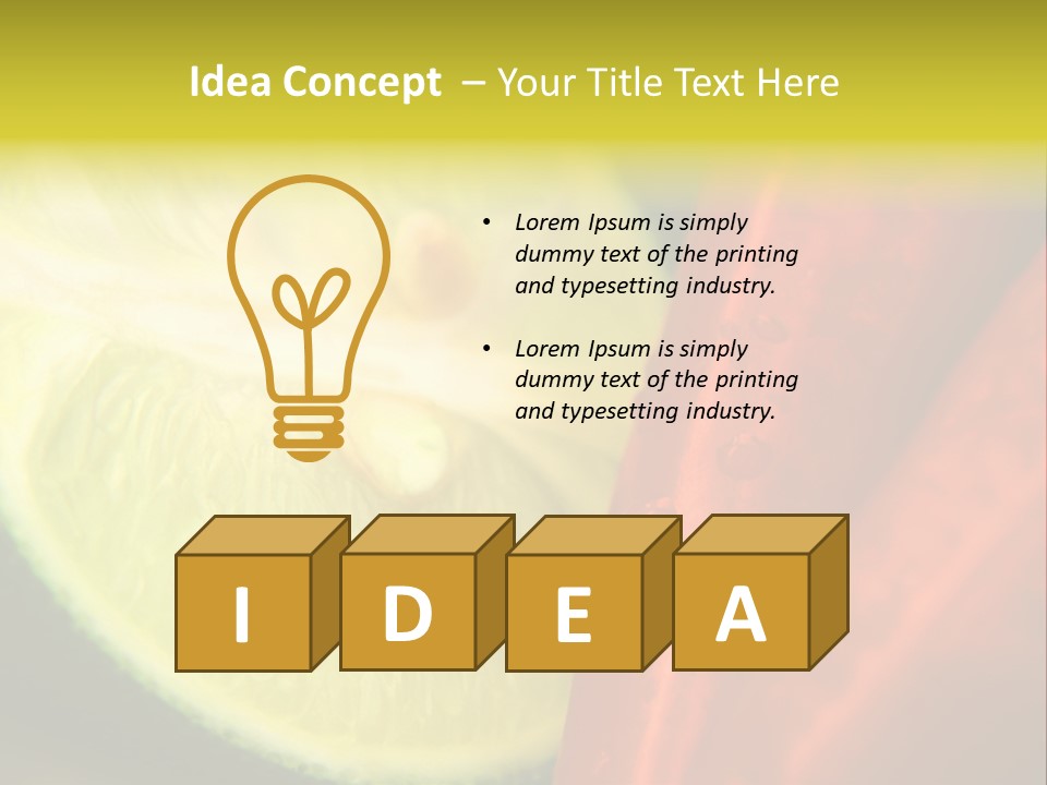 Seed Branch Green PowerPoint Template