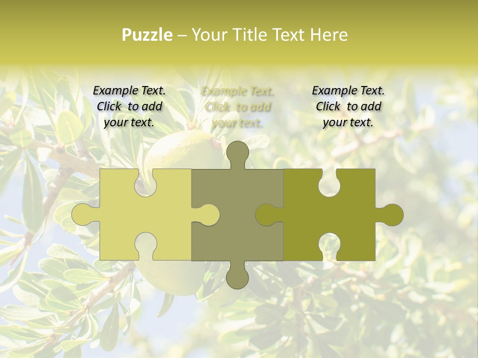 Seed Branch Green PowerPoint Template