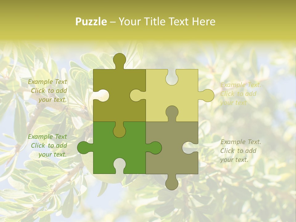 Seed Branch Green PowerPoint Template