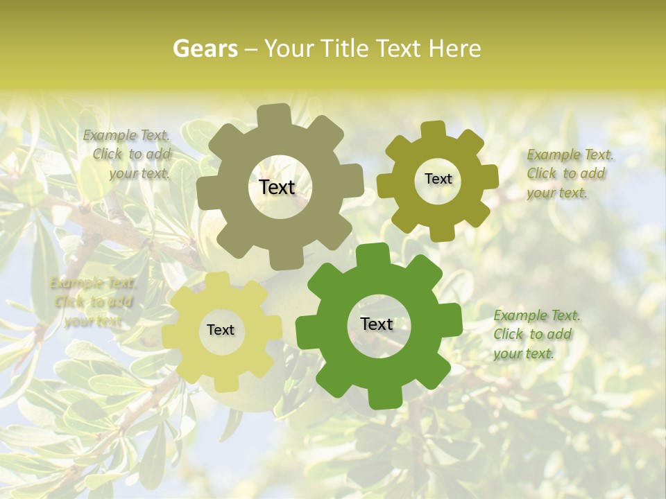 Seed Branch Green PowerPoint Template