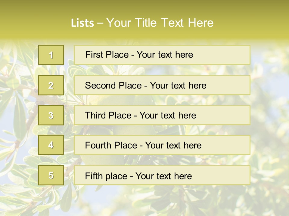 Seed Branch Green PowerPoint Template