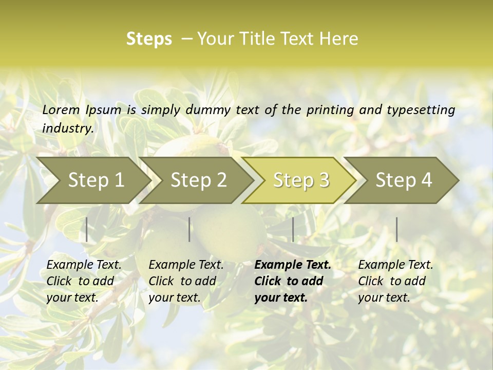 Seed Branch Green PowerPoint Template