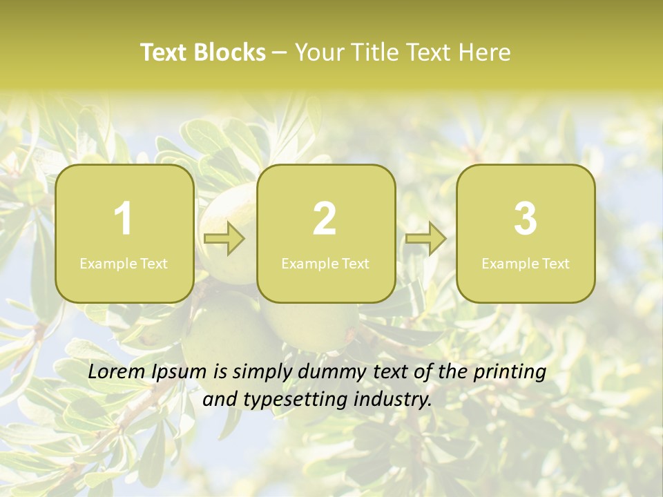 Seed Branch Green PowerPoint Template
