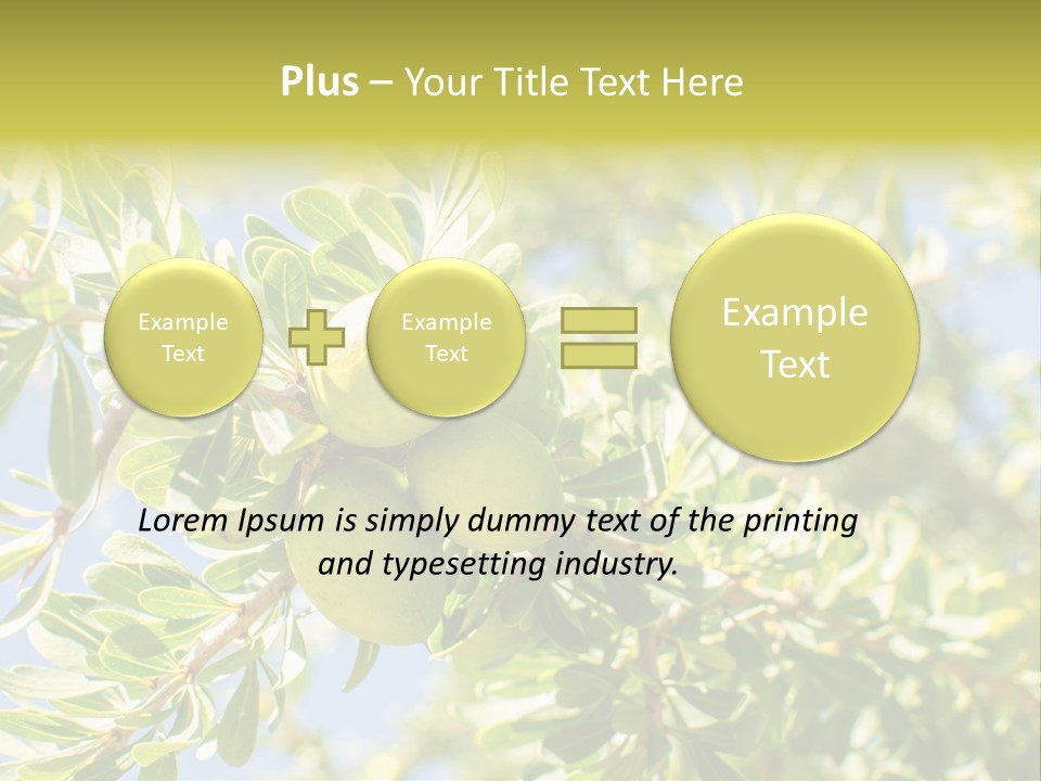 Seed Branch Green PowerPoint Template