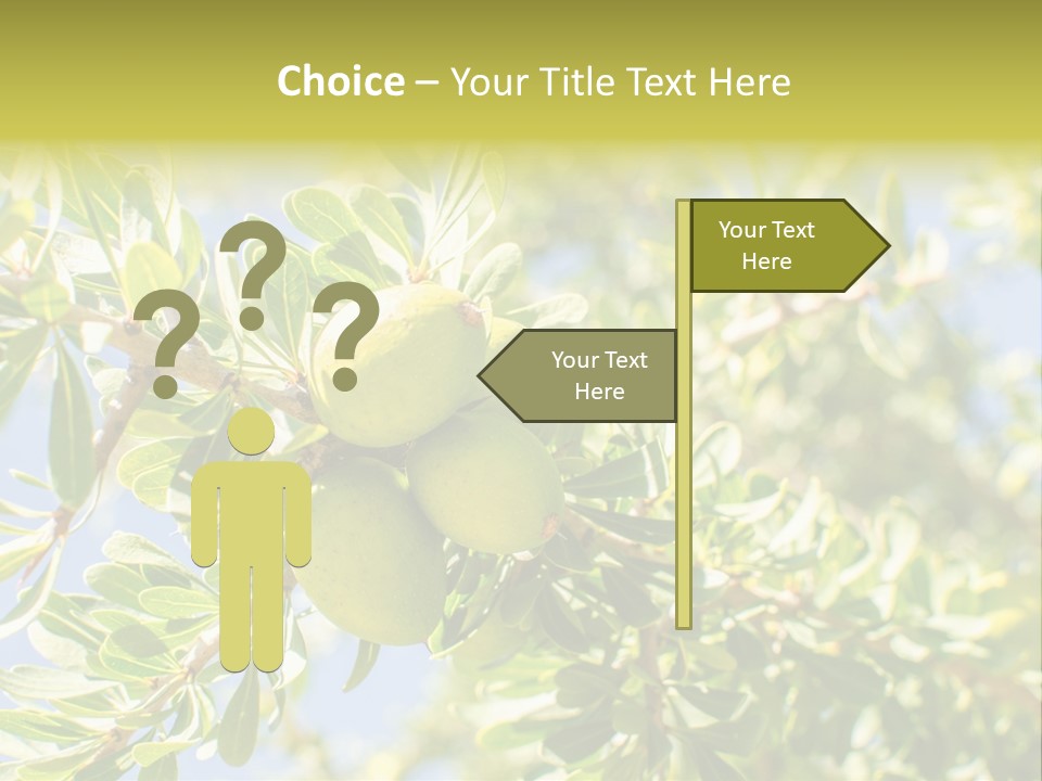 Seed Branch Green PowerPoint Template